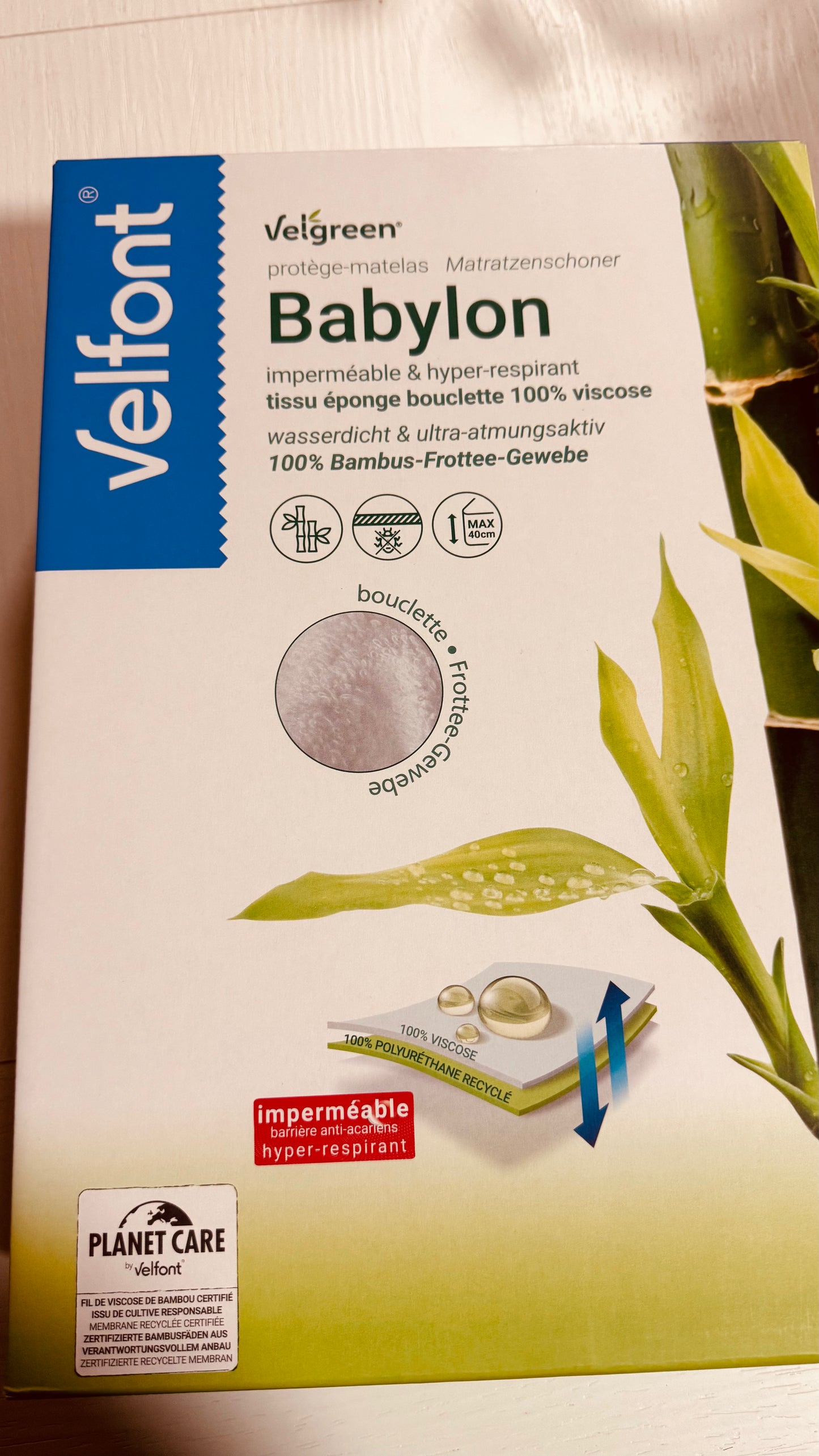 protection de matelas Babylon 90X190/200